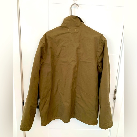 J.Crew Army Green Jacket - Wallace and Barnes - Picture 2 of 4